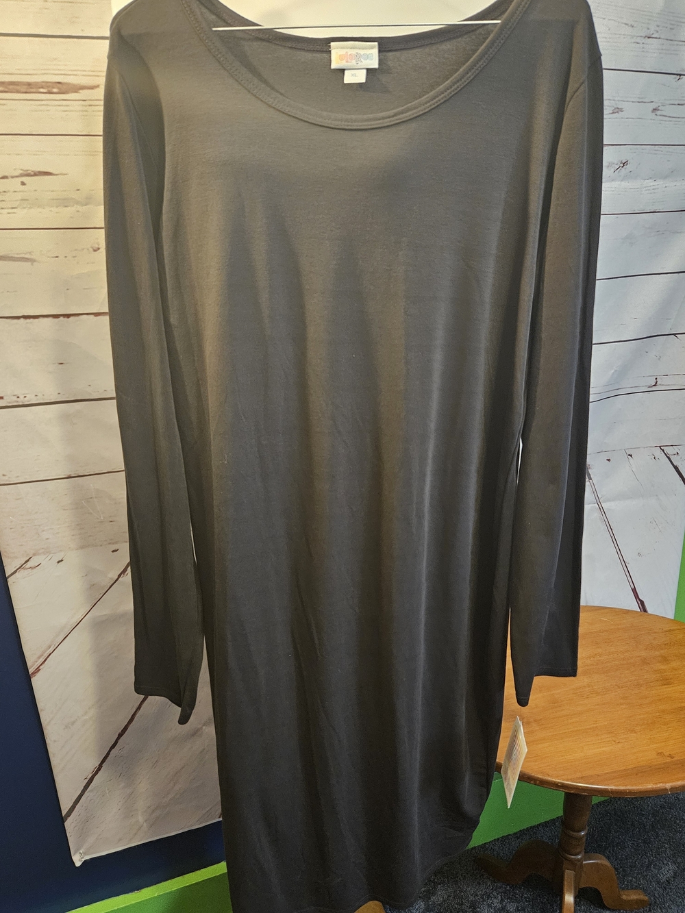 LuLaRoe Asymmetrical Black Long Sleeve Dress